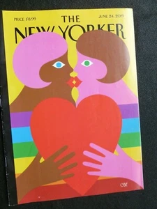 New Yorker Magazine June 24 2019 cover Zagnoli "Heartfelt" - Picture 1 of 2