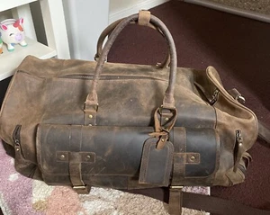 komalc leather Duffel Bag - Picture 1 of 2