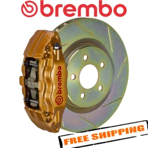 Brembo 1E5.6002A4 OE Gold Front Brake Kit for 2002-2014 Subaru WRX - Picture 1 of 2
