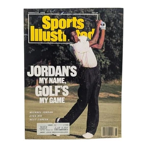 MICHAEL JORDAN - Golf's My Game - SPORTS ILLUSTRATED August 14, 1989 - Picture 1 of 4