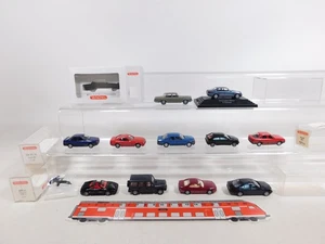 11x wiking H0 1:87 Model: Audi + BMW +Ferrari+ MB+ Rolls Royce VG Mint # - Picture 1 of 5
