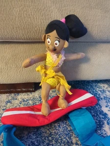 Target HULA GIRL DOG COSTUME Large/XL Halloween Plush Surfing Surfer Pet NEW - Picture 1 of 6