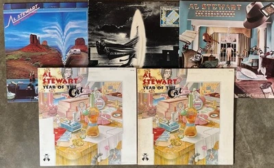 AL STEWART LP LOT - YEAR OF THE CAT/THE EARLY YEARS/TIME PASSAGES/FUTURE vinyl Foto 1 de 2