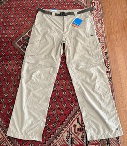 Neu mit Etikett Columbia schwarz Silver Ridge Utility beige Cargo Herrenhose Größe 38 x 30 - Bild 1 von 8