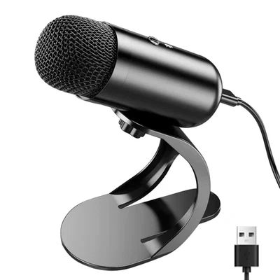 Professional USB Gooseneck Condenser Microphone for Desktop, Gaming & Conference - Image 1 of 4