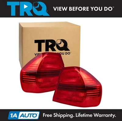 Conjunto de lanternas traseiras TRQ compatível com 2006 BMW 325i 2007-2008 328i 330i 335i - Imagem 1 de 4