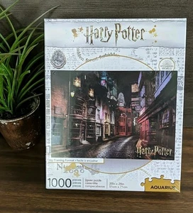 New 1000pc Harry Potter Wizarding World Diagon Alley 20“x28” 14+ Jigsaw Puzzle - Picture 1 of 9