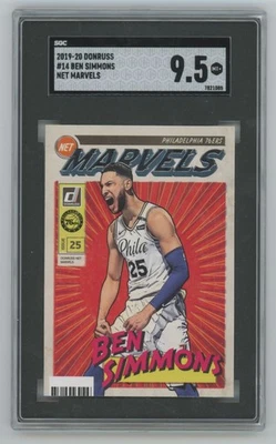 Ben Simmons 2019-20 Donruss Net Marvels SGC 9.5 #14 Philadelphia 76ers - Image 1 of 2