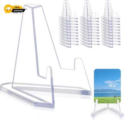 30 Packs Card Display Stand, Sturdy and Stable, Premium Acrylic Sports Card - Image 1 of 4
