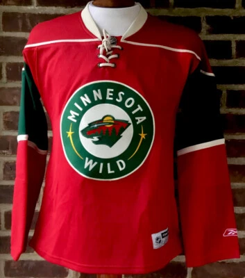 Camiseta deportiva juvenil Reebok Minnesota Wild cosida talla grande Foto 1 de 4
