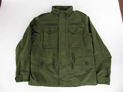 Superdry Chaqueta Abrigo Hombre The Rookie Talla XL Estilo Militar Utilitario Verde Ejército Foto 1 de 4