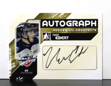 2011/12 IN THE GAME HEROES AND PROSPECTS NICK EBERT AUTOGRAPH A-NE 