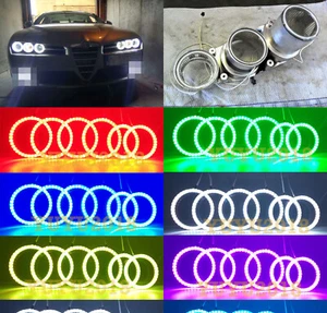 Anillo halo RGB para Alfa Romeo 159 Spider Brera faro ojo ángel bluetooth DRL - Imagen 1 de 16