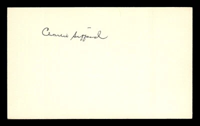 CHARLIE SIFFORD SIGNED 3X5 INDEX CARD - PROFESSIONAL GOLFER - Image 1 of 2