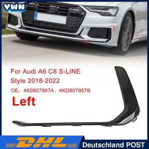 Schutzleiste S-LINE Look für Audi A6 C8 18-22 Links Stoßfänger Zierstreifen - Bild 1 von 8