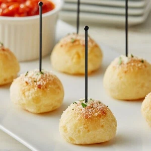 (1000 FOOD PICKS) 3 1/4" BLACK PARTY FOOD SPEAR/PICKS BAR COCKTAILS/APPETIZERS - Picture 1 of 3