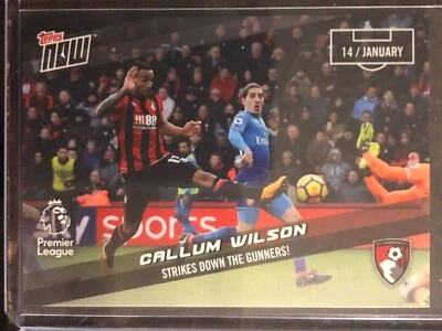 2018 Topps Now PL Premier League #102 Callum Wilson AFC Bournemouth - Image 1 of 2