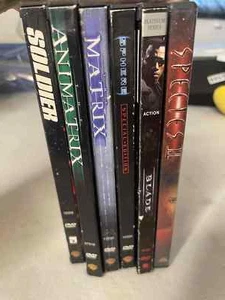 Lot Of 6 Action Adventure DVDs Matrix Blade Species II Soldier Animatrix - Picture 1 of 3