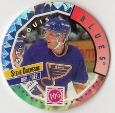 1994-95 Canada Games NHL POGS Blues Hockey Card #210 Steve Duchesne
