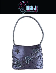 Grey Silk Women's Handbag (Aussie Seller) - Foto 1 di 5