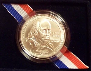 2006 Ben Franklin "Founding Father" Commemorative - 90% Silver - Mint Packaging - Picture 1 of 4
