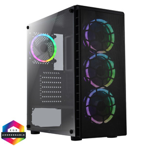 PC de jeu FCS Core i7 i5 i3 2 To + 480 Go SSD 16 Go RAM NVIDIA GTX 1050 Ti Windows10