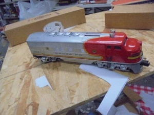 Lionel Santa Fe locomotiva diesel 2343 calibro O - Foto 1 di 6