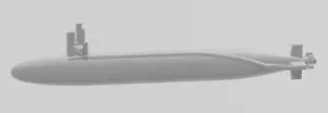 Submarine - Sturgeon - USN - Axis and Allies - Naval Miniature - Victory at Sea - Picture 1 of 6