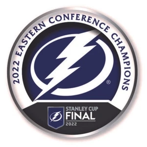 TAMPA BAY LIGHTNING 2022 PLAYOFFS PIN WESTERN CONFERENCE CHAMP STANLEY CUP FINAL - Picture 1 of 1