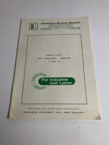 Katalog mit Preisliste von 1967 Analyselampen Original Hanau - Bild 1 von 3