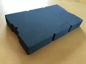 Koffereinlage aus Hart-Schaumstoff für Sortimo L-BOXX Mini grau 30mm - Bild 1 von 2