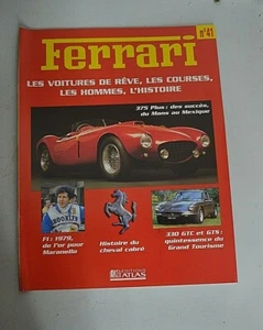 ANCIEN FASCICULE FERRARI ATLAS VOITURES MINIATURES POSTER FORMULE 1 NUMERO N°41 - Picture 1 of 1