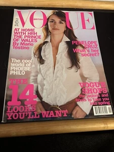 Vogue UK British February 2002 Penelope Cruz Prince Charles by Mario Testino - Picture 1 of 16