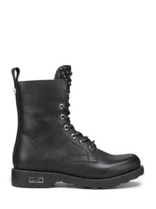 SCARPE ANFIBIO STIVALI DONNA CULT ZEPPELIN 3510 CLW351000 PELLE NERO ORIGINAL AI - Picture 1 of 4