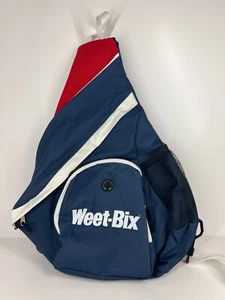 Weetbix Crossbody Backpack bag carry travel adjustable strap zip up closure - Bild 1 von 13