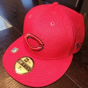  Cincinnati Reds New Era 2022 "Spring Training" 59FIFTY Fitted Hat~Size 7 1/4 - Picture 1 of 6