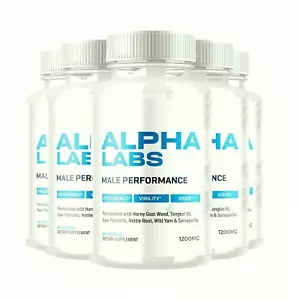 5-Pack Alpha Labs Max Performance Supplement AlphaLabs Pills - 300 Capsules - Picture 1 of 5