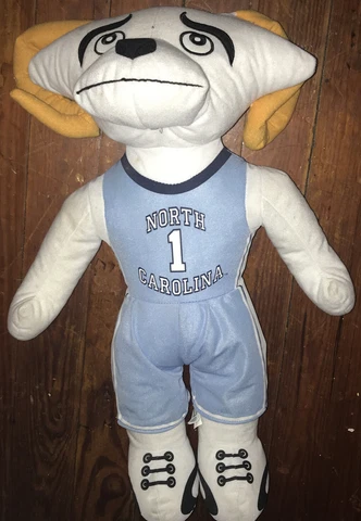 NORTH CAROLINA TARHEELS BASKETBALL MASCOT 11" PLUSH RAMSES Cover