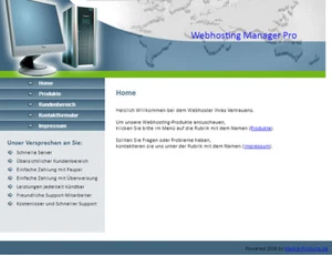 Webhosting Manager Pro - PHP-Script - Bild 1 von 1