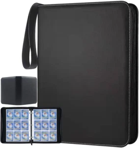 9 Pocket Card Binder, 900 Pockets Card Holder Folder Collector, Double Sided Poc - Picture 1 of 7