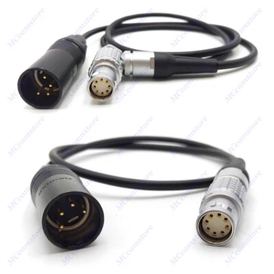 XLR 4-pin male to 8 Pin 2B female For Arri Amira Power Cable - Image 1 of 4