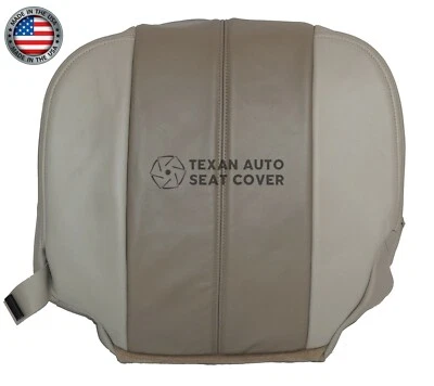2002 GMC Yukon XL 1500 Denali Driver Side Bottom Leather Seat Cover 2 Tone Tan - Image 1 of 4