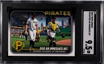 ⚾ Paul SKENES RC Rookie SGC 9.5 2024 Actualización Topps #US160 POP 18 🔥 Grandal MT+ Foto 1 de 4