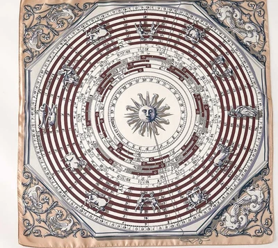 14 Bufanda de seda de sarga Momme cuadrada 2 caras chal 65X65 cm bandana diagramas impresión Foto 1 de 4