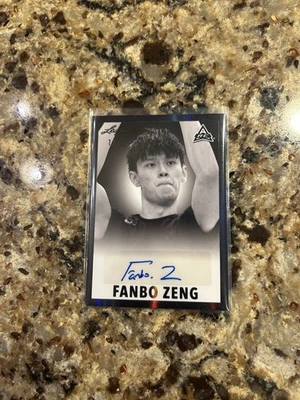 2021/22 Leaf Memories Black Fanbo Zeng Auto Autograph /15 Nets RC Rookie - Image 1 of 2