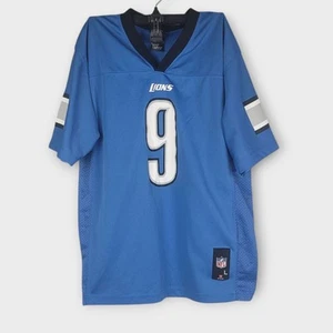 Matthew Stafford 9 Detroit Lions Jersey Youth Large NFL Team Apparel Memorabilia - Picture 1 of 8