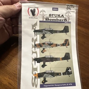 Calcomanías Eagle Strike 48082 escala 1/48 Stuka Bombers Pt II Ju 87 - Imagen 1 de 7