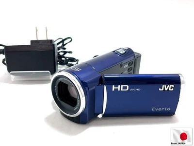 Victor JVC GZ-HM670 40x Compact Digital Video Camera Blue From JAPAN (59447SK1) - Image 1 of 4
