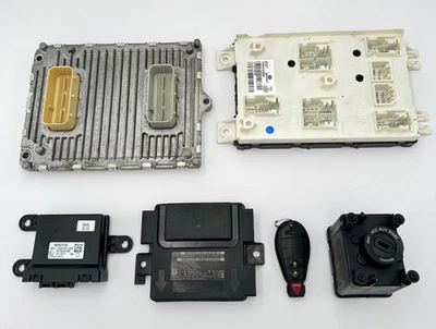 ✅2013-2024 RAM CL 1500-3500 原始设备制造商发动机控制器模块 BCM 发射开关套件 — 第 1/4 张图片