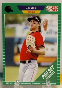 Zac Veen RC Green Parallel 2021 Leaf Pro Set Baseball Colorado Rockies Rookie - Picture 1 of 2